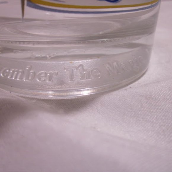Walt Disney World Mickey Mouse Glass 25th Anniversary Remember The Magic Vintage - Picture 7 of 10